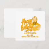 Fyodor Dostoevsky - Geometrischer, eleganter Stil (Vorne/Hinten)