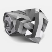 Fyodor Dostoevsky - Geometrischer, eleganter Stil Krawatte (Gerollt)