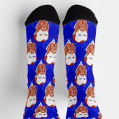 Fyodor Dostoevsky - Geometrischer, eleganter Stil Socken (Oben)