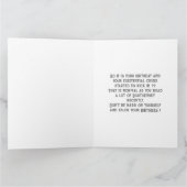 Fyodor Dostoevsky - Happy Birthday Karte (Innenseite)