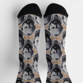 Fyodor Dostoevsky Portrait Papa Geschenk Socken (Oben)