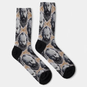 Fyodor Dostoevsky Portrait Papa Geschenk Socken (Rechts)