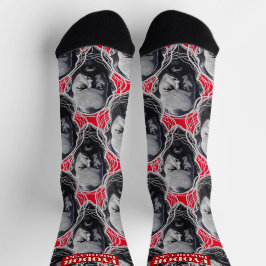 Fyodor Dostoevsky Portrait Papa Geschenk Socken