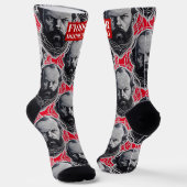 Fyodor Dostoevsky Portrait Papa Geschenk Socken (Gewinkelt)