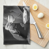 Fyodor Dostoevsky - Zitat zum Tee-Spaß Geschirrtuch (Viertel Falte)