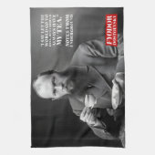 Fyodor Dostoevsky - Zitat zum Tee-Spaß Geschirrtuch (Vertikal)