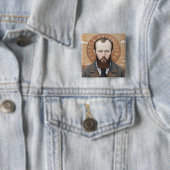 Fyodor Dostojewski, Portrait Saint Dostojewski Button (Beispiel)