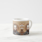 Fyodor Dostojewski, Portrait Saint Dostojewski Espressotasse (Vorderseite Rechts)