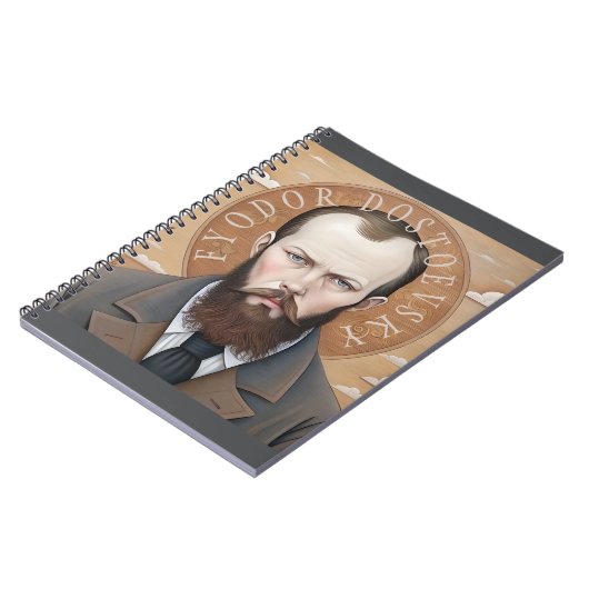 Fyodor Dostojewski, Portrait Saint Dostojewski Notizblock (Linke Seite)