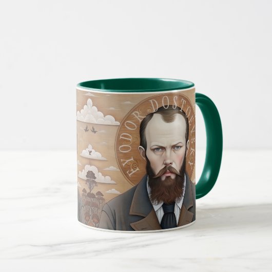 Fyodor Dostojewski, Portrait Saint Dostojewski Tasse (VorderseiteRechts)
