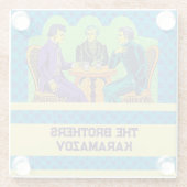 Fyodor Dostojewski, The Brothers Karamazov Quotes Glasuntersetzer (Rückseite)