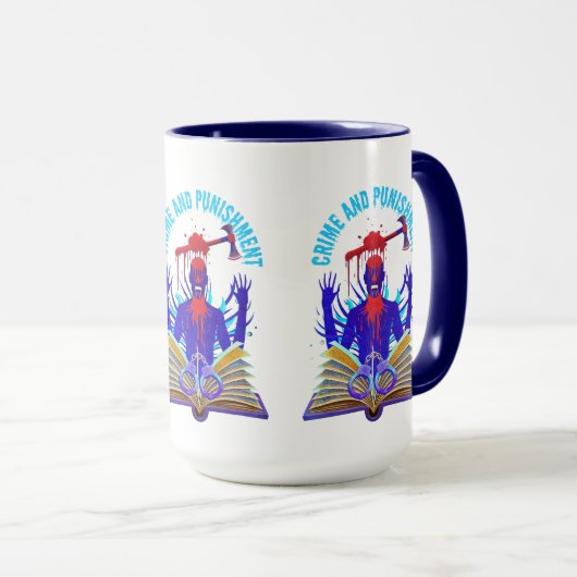 Fyodor Dostojewski, Zitat, Verbrechen und Strafe Tasse (VorderseiteRechts)