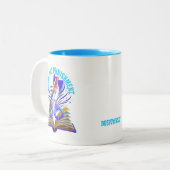 Fyodor Dostojewski, Zitat, Verbrechen und Strafe Zweifarbige Tasse (Vorderseite Links)