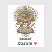 Fyodor Dostojewsky, der Glücksspiel-Zitat Aufkleber (Blatt)