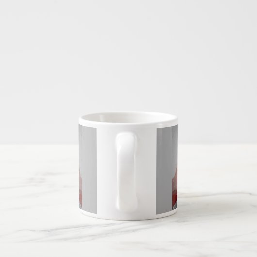 Fyodor Dostojewsky - Zitat über dumm Espressotasse (Rückseite)