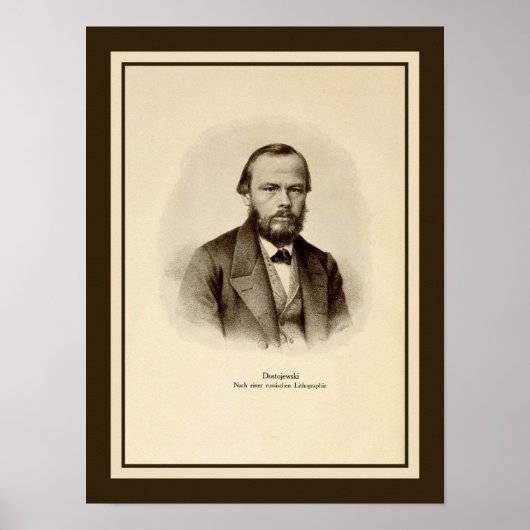 Fyodor Mikhailovich Dostojewski 12" x 16" Poster (Vorne)