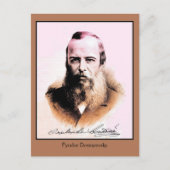 Fyodor Mikhailovich Dostoyevsky Postkarte (Vorderseite)