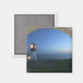 Fyr lindesnes fyr norways most südpoint magnet (Vorderseite/Rückseite)