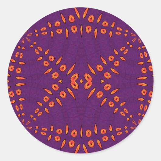 Fyre Trybe Round Sticker (Vorderseite)