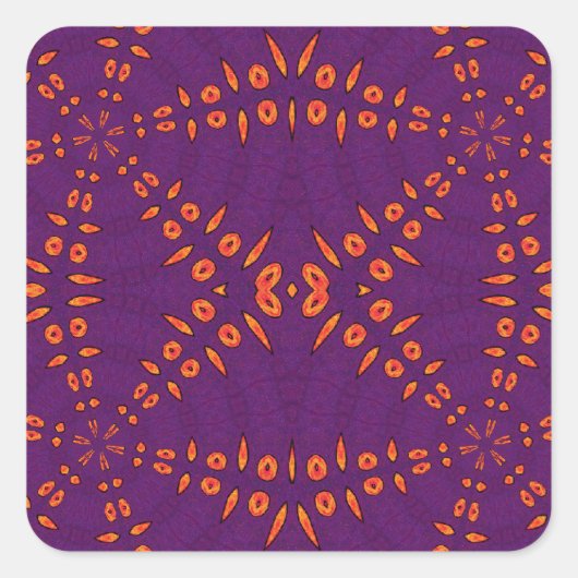 Fyre Trybe Square Sticker (Vorderseite)