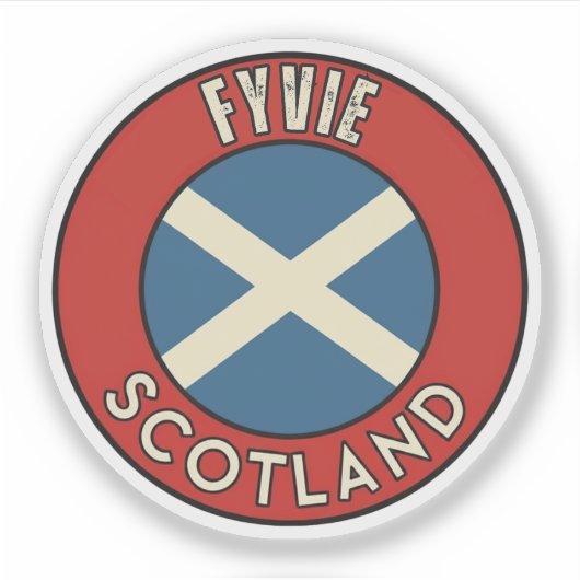 Fyvie, Schottland Aufkleber (Vorderseite)