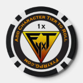 Fyxt RPG +1 Poker-Chips Pokerchips (Rückseite)