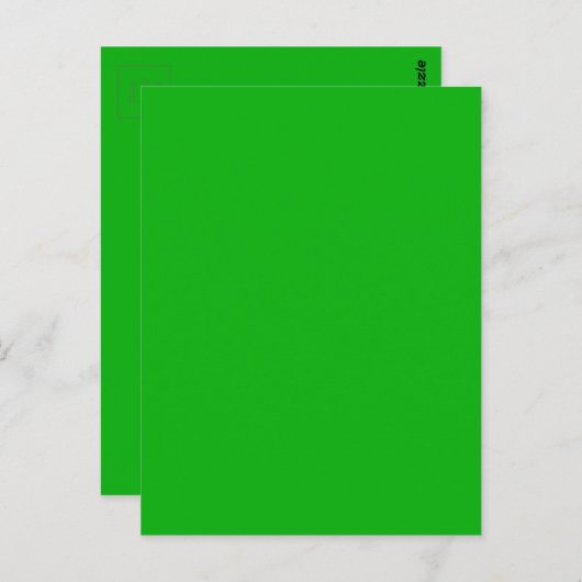 G05 grüne Farbe Postkarte (Vorne/Hinten)