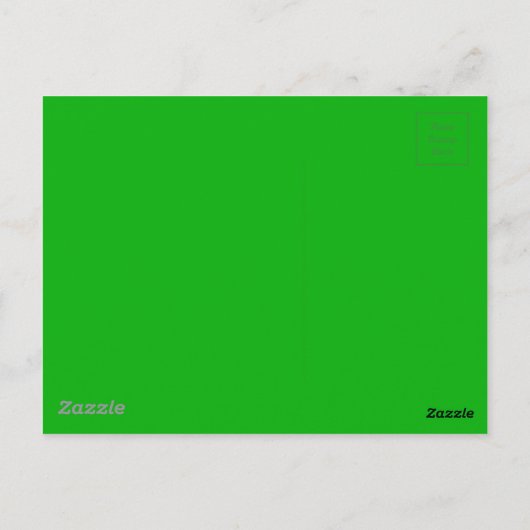 G05 grüne Farbe Postkarte (Rückseite)