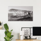 G2 CAUDRON AIRPLANE c. 1912 Poster (Heimbüro)