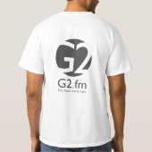 G2fm T-Shirt Weiß (Rückseite)