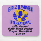 G2WGFPB2009 Mousepad (Vorne)