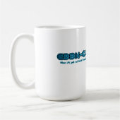 G33k-e.com-Logo-Tasse Kaffeetasse (Links)
