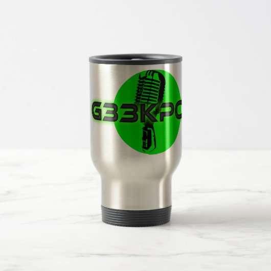 G33kpod Logo Reise-Tasse Reisebecher (Mittel)