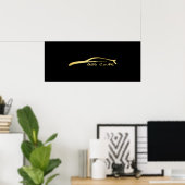 G35 Brush Stroke - Gold Poster (Heimbüro)