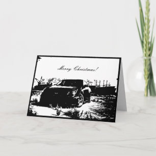 G35 Coupe Car themed Christmas Card Feiertagskarte