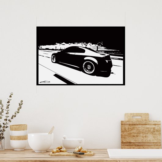 G35-Rollschuh Poster (Küche)