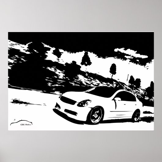 G35 Sedan Side shot Poster (Vorne)