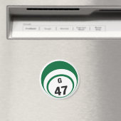 G47-Bingo-Ball-Kühlschrankmagnet Magnet (In Situ (Geschirrspüler))