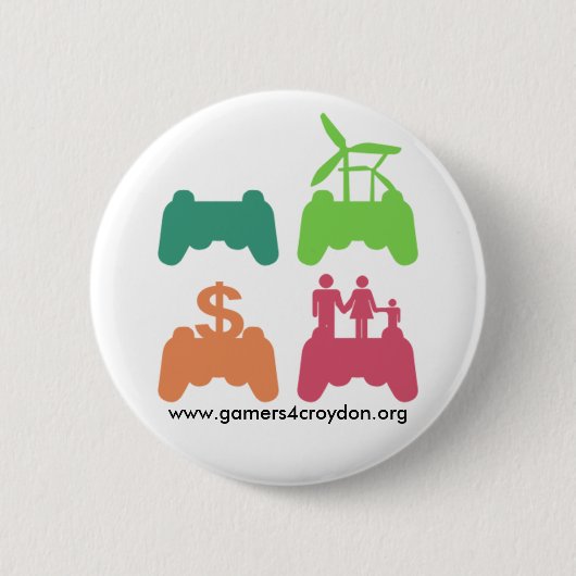 G4C Staplungsikonen-Abzeichen Button (Vorderseite)