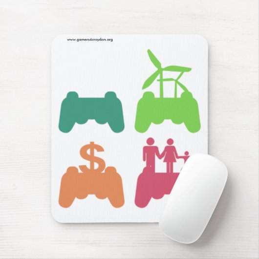 G4C Staplungsikonen Mousepad (Mit Mouse)