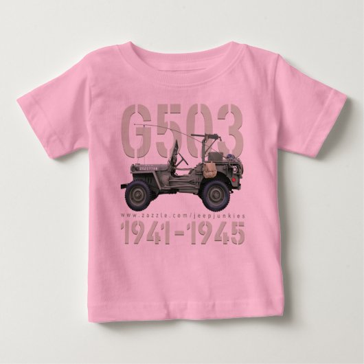 G503 Onesey Baby T-shirt (Vorderseite)