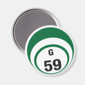 G59-Bingo-Ball-Kühlschrankmagnet Magnet (Vorderseite/Rückseite)