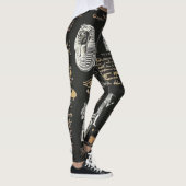 G90GRAFISCHES MÄDCHEN-Hieroglyphisches Schreiben Leggings (Rechts)