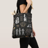 G90LADIES Hieroglyphen in Goldwasser Tasche (Von Nahem)