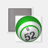 G 52 Bingokuallemagnet Magnet (Vorderseite/Rückseite)