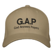 G.A.P. Hat Bestickte Kappe (Vorderseite)