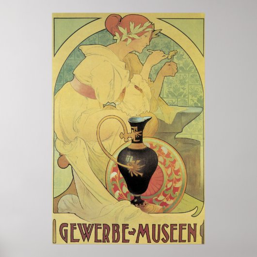 G Abegg Gewerbe Museen Poster (Vorne)