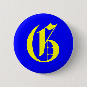 G - ALTES ENGLISCH BUTTON