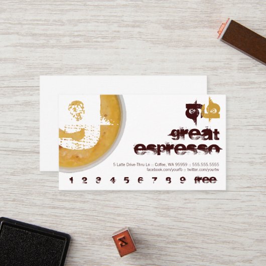 G - Anfangsbuchstabe-schäumender Treuekarte (Vorderseite/Rückseite Beispiel)