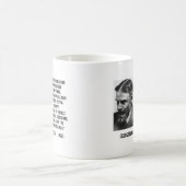 G.B. Shaw Progress hängt nach unvernünftigem Mann Kaffeetasse (Mittel)